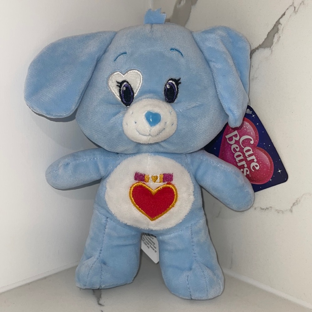 NWT 8.5” Care Bears Cousins Loyal Heart Dog